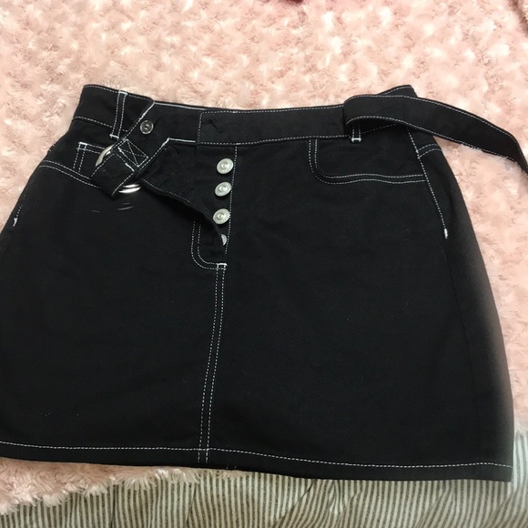Urban Outfitters Denim - Black jean button urban outfitters skirt